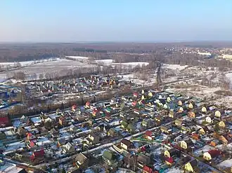 аэрофотография деревни в 2014 году