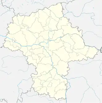 Блоне на карте