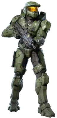 Рендер Мастера Чифа из Halo Infinite