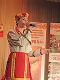 Солистка народного фольклорного ансамбля «Пейделька», фестиваль «Масторавань тундо», Самара, 2017