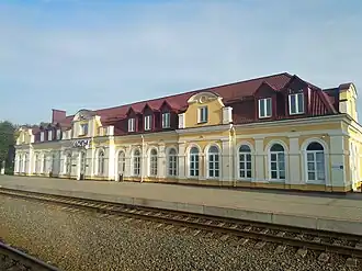 Железнодорожная станция в Мосты