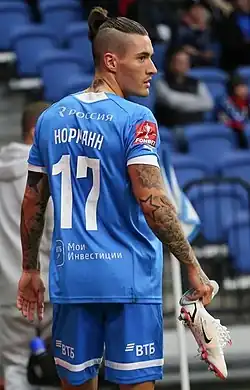 Норманн в составе «Динамо» в 2022 г.