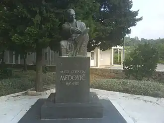 Памятник М. Ц. Медовичу в Куне Пелешацкой