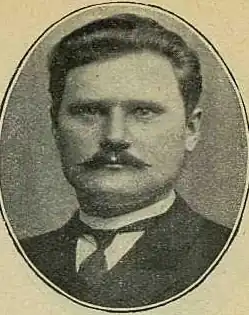 Фотопортрет М. Е. Куканова из альбома «Члены Государственной думы: портреты и биографии. Первый созыв, 1906—1911&nbsp;г.» (1906)