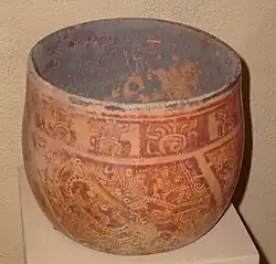 Роспись на амфоре, культура майя, VII—IX вв., Копан, Гондурас