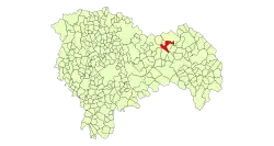 Расположение муниципалитета на карте провинции
