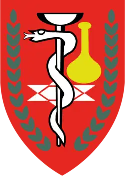 Знак Центра медицинского оборудования, последняя версия до объединения