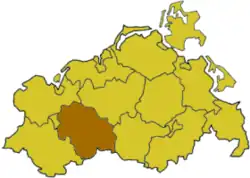 Пархим на карте