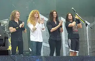 Megadeth после концерта в 2010&nbsp;году