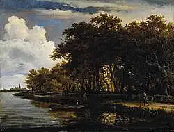 Вид на Амстел. Ок. 1660. Дерево, масло. Сент-Луисский художественный музей, Сент-Луис, США