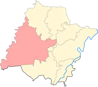 Даниловское сельское поселение на карте