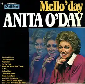 Обложка альбома Аниты О’Дэй «Mello’day» (1979)