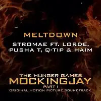 Обложка сингла Stromae при участии Lorde, Pusha T, Q-Tip & Haim «Meltdown» (2014)