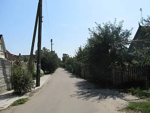 въезд с улицы Чкалова