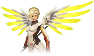 Промо изображение Ангела из Overwatch