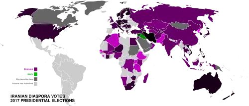 Как зарубежная диаспора проголосовала на президентских выборах в Иране 2017 года
