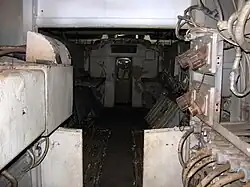 Аккумуляторное отделение, вид с середины