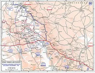 Карта наступления