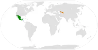 Мексика и Узбекистан