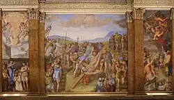 Mикеланджело. Распятие Святого Петра. 1546—1550