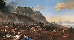 Батальная сцена. Ок. 1630 г. Холст, масло. Галерея Ф. М. Менья