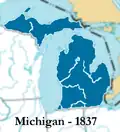 В 1837 году был создан штат Мичиган