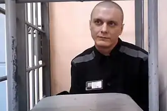 Михаил Саплинов в колонии «Чёрный дельфин»