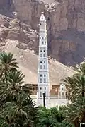Минарет мечети Аль-Мухдхар в Тариме