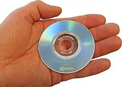 DVD-R размера мини-DVD
