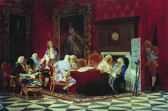 «Заседание кабинета министров» (художник Валерий Якоби)