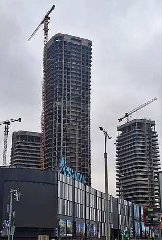 Вид на МФЦ в феврале 2025 г.