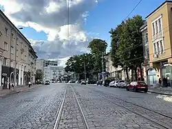 Вид на проспект Мира от пересечения с ул. Зоологическая