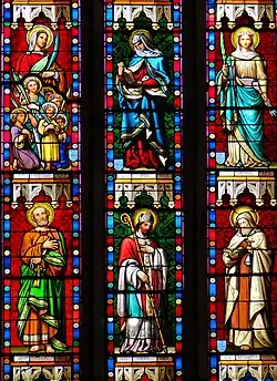 Витраж церкви