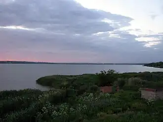 Миусский лиман на закате