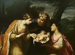 Нахождение Моисея. Холст, масло. Музей изобразительных искусств, Нанси