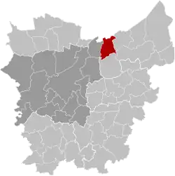 Расположение муниципалитета на карте провинции