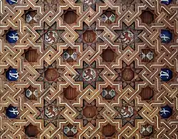 Потолок галереи монастыря Сан-Хуан-де-лос-Рейес. Деталь. 1476–1495. Дерево. Толедо