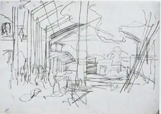 D154. Некоторые элементы этого эскиза задействованы в W438 и W439.