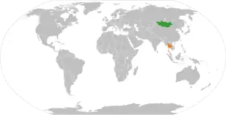 Монголия и Таиланд
