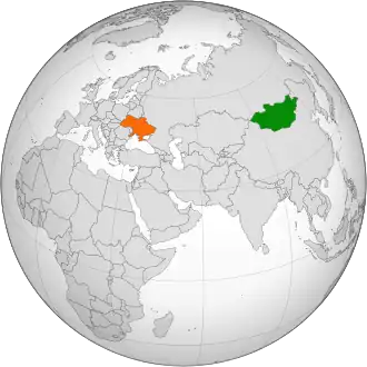 Монголия и Украина