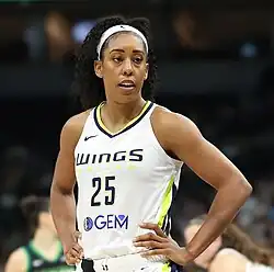 Биллингс в игре за «Даллас Уингз» против «Миннесота Линкс» (2 июня 2024 года)