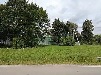 Вид на Духовскую церковь и погост