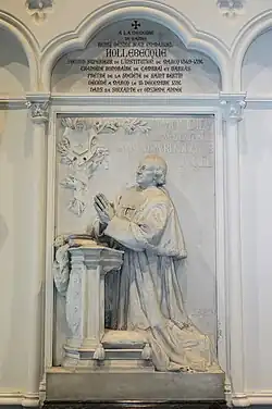 Надгробный памятник канонику Оллебеку (1897), Марк-ан-Барёль