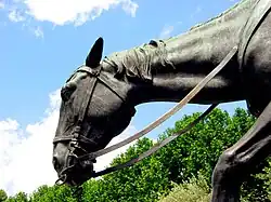Росинант. Фрагмент памятника Сервантесу в Мадриде, скульптор Лоренцо Кулло Валера, 1930.