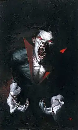 Обложка Morbius: The Living Vampire vol. 2,&nbsp;#1 (март 2013)  Художник — Габриэль Дель’Отто