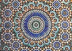 Мореска. Облицовочная плитка в «мавританском стиле». Большая мечеть Парижа (Mosquée de Paris). 1922—1926