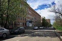 Вид на север вдоль бывшего НИИ агрохимии