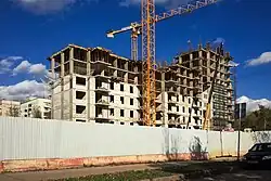 Узкий переулок. Строительство дома по Большой Марьинской улице, 11