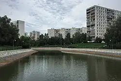 Типовая застройка 1970-х годов вокруг Дегунинского пруда