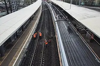 Станция во время реконструкции2016 г.